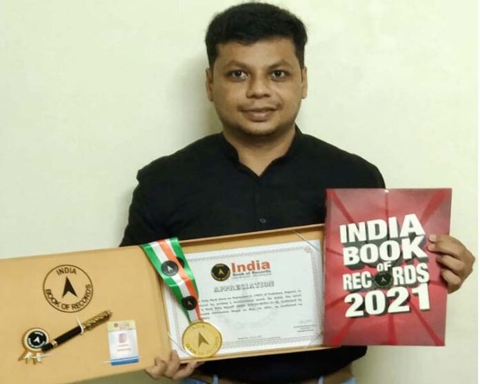 Jaymin Shah a Record Holder in India Book of Records 2021