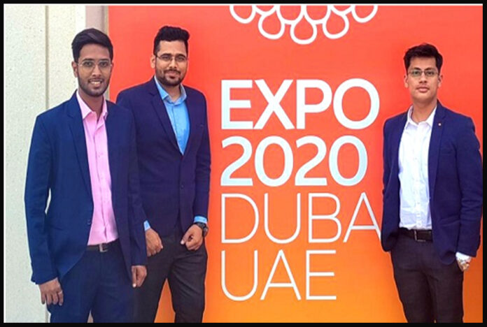 Botosynthesis,Expo 2020,Indian start-up,Ritwik Joshi,Vansh Soni,Bhavya Dave,Expo 2020 Dubai