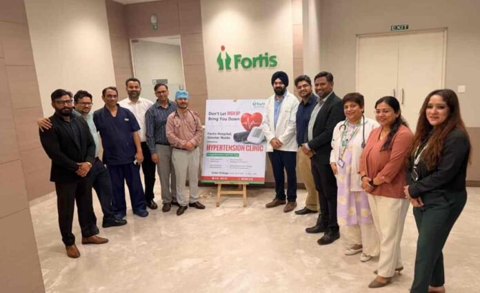 To strengthen preventive cardiac care, Fortis Greater Noida has launched a Hypertension Clinic.
